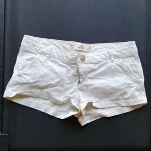 White Hollister Jean Shorts